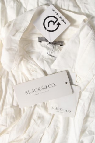 Дамска риза Slacks & Co., Размер XS, Цвят Бял, Цена 29,00 лв.