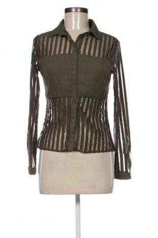 Γυναικείο πουκάμισο Tally Weijl, Μέγεθος XS, Χρώμα Πράσινο, Τιμή 3,25 €