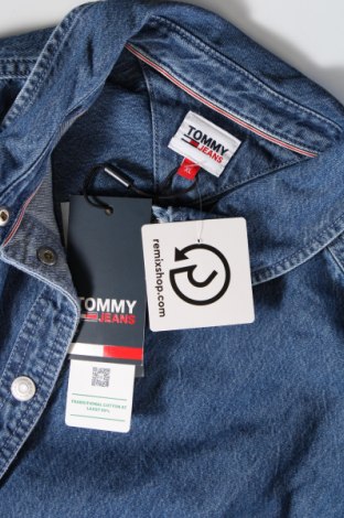 Γυναικείο πουκάμισο Tommy Jeans, Μέγεθος XL, Χρώμα Μπλέ, Τιμή 46,16 €