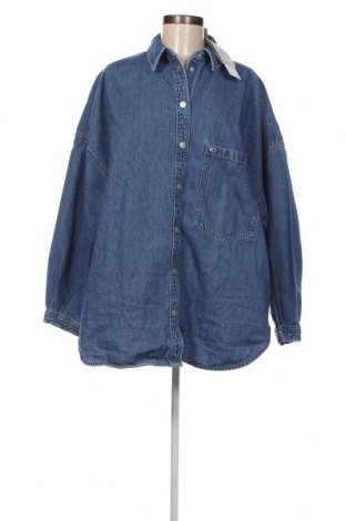 Γυναικείο πουκάμισο Tommy Jeans, Μέγεθος XL, Χρώμα Μπλέ, Τιμή 59,67 €