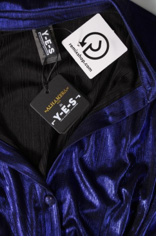 Γυναικείο πουκάμισο Y-E-S, Μέγεθος XL, Χρώμα Βιολετί, Τιμή 17,07 €