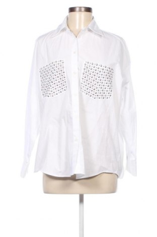 Дамска риза Zara, Размер M, Цвят Бял, Цена 39,00 лв.