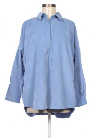 Дамска риза Zara, Размер L, Цвят Син, Цена 57,30 лв.