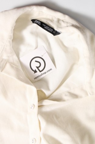 Дамска риза Zara, Размер M, Цвят Екрю, Цена 73,15 лв.