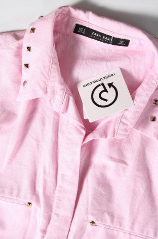 Дамска риза Zara, Размер S, Цвят Розов, Цена 19,99 лв.