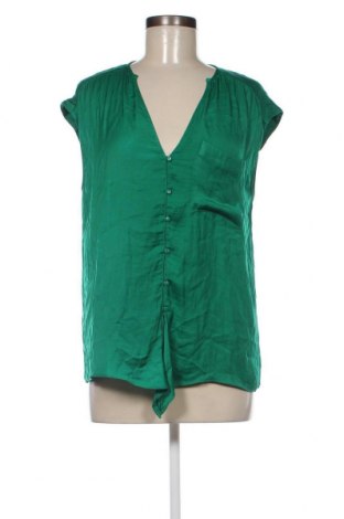 Дамска риза Zara Trafaluc, Размер M, Цвят Зелен, Цена 20,00 лв.