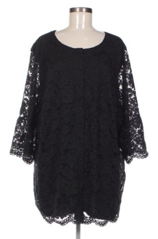 Γυναικείο πουκάμισο Zizzi, Μέγεθος XL, Χρώμα Μαύρο, Τιμή 9,87 €