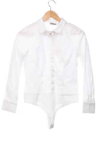 Дамска риза-боди ONLY, Размер M, Цвят Бял, Цена 36,00 лв.