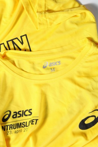 Γυναικείο t-shirt ASICS, Μέγεθος M, Χρώμα Κίτρινο, Τιμή 12,37 €