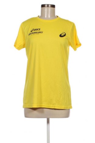 Дамска тениска ASICS, Размер M, Цвят Жълт, Цена 14,00 лв.
