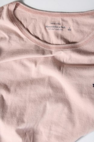 Damski T-shirt Abercrombie & Fitch, Rozmiar L, Kolor Różowy, Cena 154,60 zł