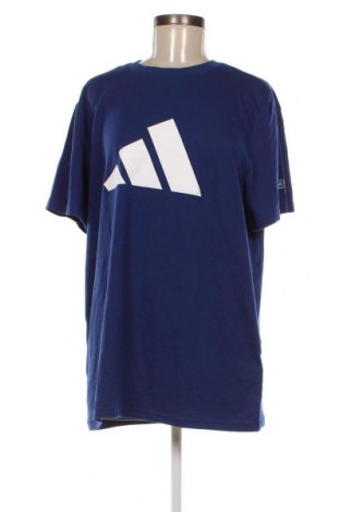 Дамска тениска Adidas, Размер L, Цвят Син, Цена 58,00 лв.