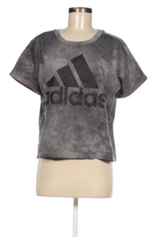 Damen T-Shirt Adidas, Größe L, Farbe Grau, Preis 13,92 €