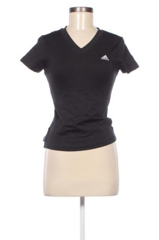 Damen T-Shirt Adidas, Größe M, Farbe Schwarz, Preis 13,92 €