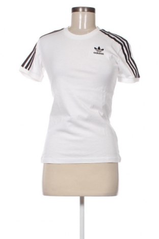 Damski T-shirt Adidas Originals, Rozmiar XXS, Kolor Biały, Cena 68,02 zł