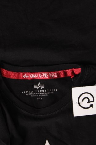 Damen T-Shirt Alpha Industries, Größe M, Farbe Schwarz, Preis 25,42 €