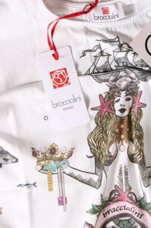 Γυναικείο t-shirt Braccialini, Μέγεθος XL, Χρώμα Λευκό, Τιμή 60,31 €