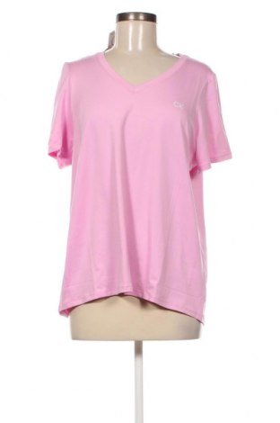 Damen T-Shirt Calvin Klein, Größe L, Farbe Rosa, Preis 23,66 €