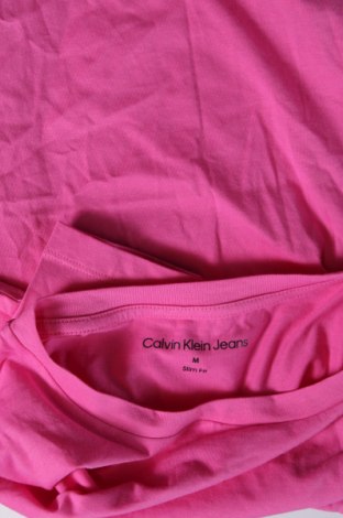 Damski T-shirt Calvin Klein Jeans, Rozmiar M, Kolor Różowy, Cena 143,93 zł