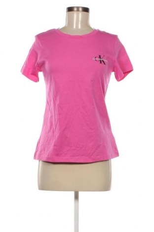 Damski T-shirt Calvin Klein Jeans, Rozmiar M, Kolor Różowy, Cena 122,34 zł