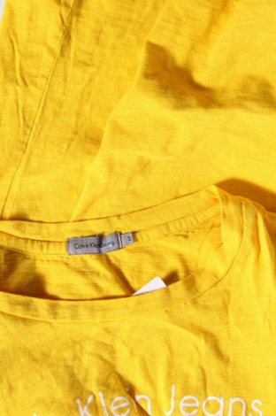 Damski T-shirt Calvin Klein Jeans, Rozmiar S, Kolor Żółty, Cena 63,97 zł