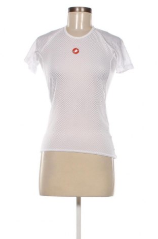 Γυναικείο t-shirt Castelli, Μέγεθος M, Χρώμα Λευκό, Τιμή 12,00 €