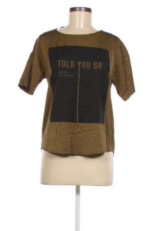 Γυναικείο t-shirt Costes, Μέγεθος M, Χρώμα Χρυσαφί, Τιμή 6,80 €