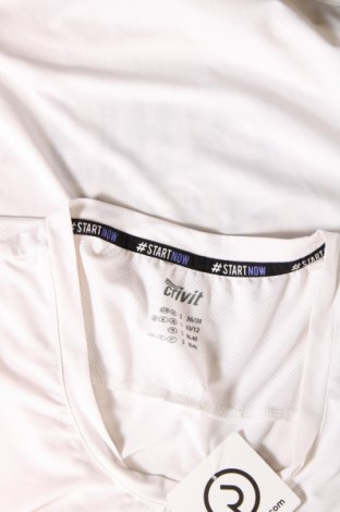 Γυναικείο t-shirt Crivit, Μέγεθος S, Χρώμα Λευκό, Τιμή 8,04 €