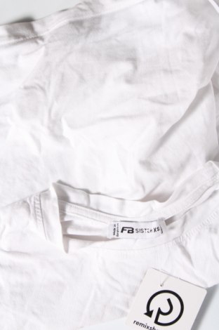 Дамска тениска Fb Sister, Размер XS, Цвят Бял, Цена 13,00 лв.