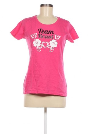 Γυναικείο t-shirt Fruit Of The Loom, Μέγεθος M, Χρώμα Ρόζ , Τιμή 6,59 €