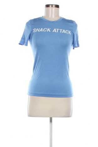 Damen T-Shirt Ganni, Größe S, Farbe Blau, Preis € 16,70