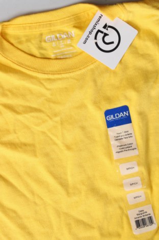 Дамска тениска Gildan, Размер S, Цвят Жълт, Цена 13,00 лв.