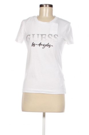Γυναικείο t-shirt Guess, Μέγεθος M, Χρώμα Λευκό, Τιμή 27,60 €