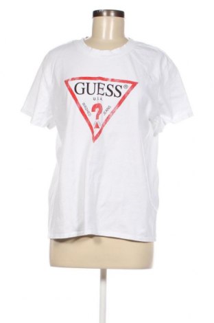 Γυναικείο t-shirt Guess, Μέγεθος XL, Χρώμα Λευκό, Τιμή 32,47 €