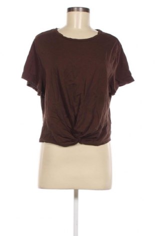 Дамска тениска H&M, Размер XL, Цвят Кафяв, Цена 12,61 лв.