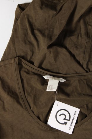 Дамска тениска H&M, Размер XS, Цвят Зелен, Цена 11,05 лв.