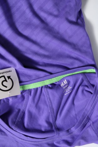 Дамска тениска H&M Sport, Размер S, Цвят Лилав, Цена 6,37 лв.