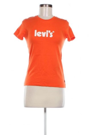 Дамска тениска Levi's, Размер XXS, Цвят Оранжев, Цена 25,52 лв.