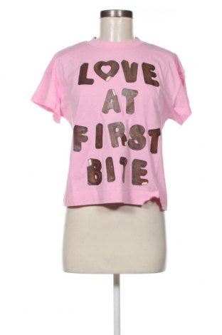Tricou de femei Love Moschino, Mărime XS, Culoare Roz, Preț 384,87 Lei