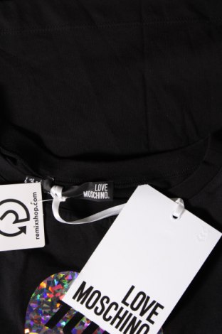 Дамска тениска Love Moschino, Размер XS, Цвят Черен, Цена 117,00 лв.