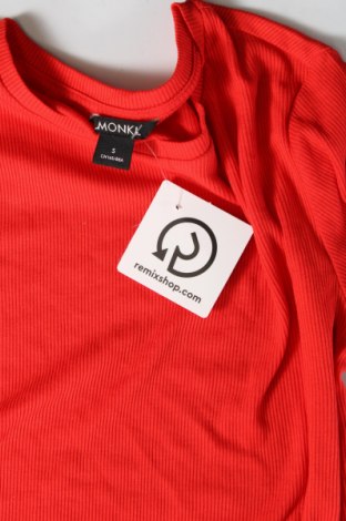 Dámské tričko Monki, Velikost S, Barva Červená, Cena  128,00 Kč