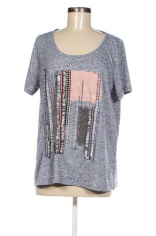 Γυναικείο t-shirt Ms Mode, Μέγεθος XL, Χρώμα Μπλέ, Τιμή 4,82 €