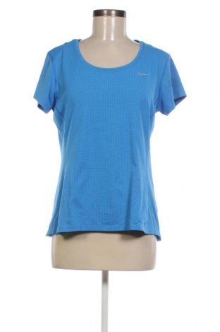 Γυναικείο t-shirt Nike, Μέγεθος L, Χρώμα Μπλέ, Τιμή 12,37 €