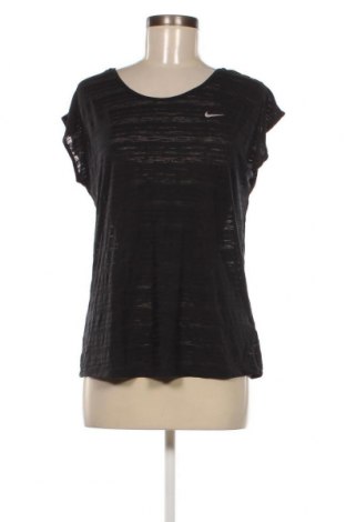 Γυναικείο t-shirt Nike, Μέγεθος L, Χρώμα Μαύρο, Τιμή 12,37 €