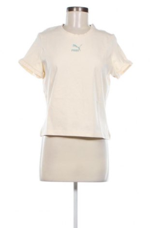 Damen T-Shirt PUMA, Größe L, Farbe Ecru, Preis 24,52 €
