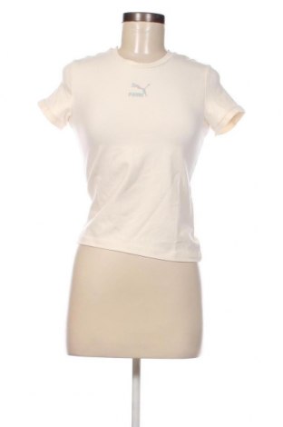 Damen T-Shirt PUMA, Größe S, Farbe Ecru, Preis 24,82 €