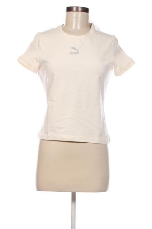 Damen T-Shirt PUMA, Größe M, Farbe Ecru, Preis 19,73 €