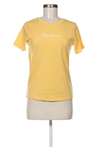 Γυναικείο t-shirt Pepe Jeans, Μέγεθος XS, Χρώμα Κίτρινο, Τιμή 23,32 €