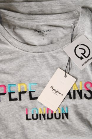 Γυναικείο t-shirt Pepe Jeans, Μέγεθος M, Χρώμα Γκρί, Τιμή 21,83 €