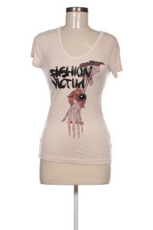 Γυναικείο t-shirt Pinko, Μέγεθος XS, Χρώμα  Μπέζ, Τιμή 48,25 €